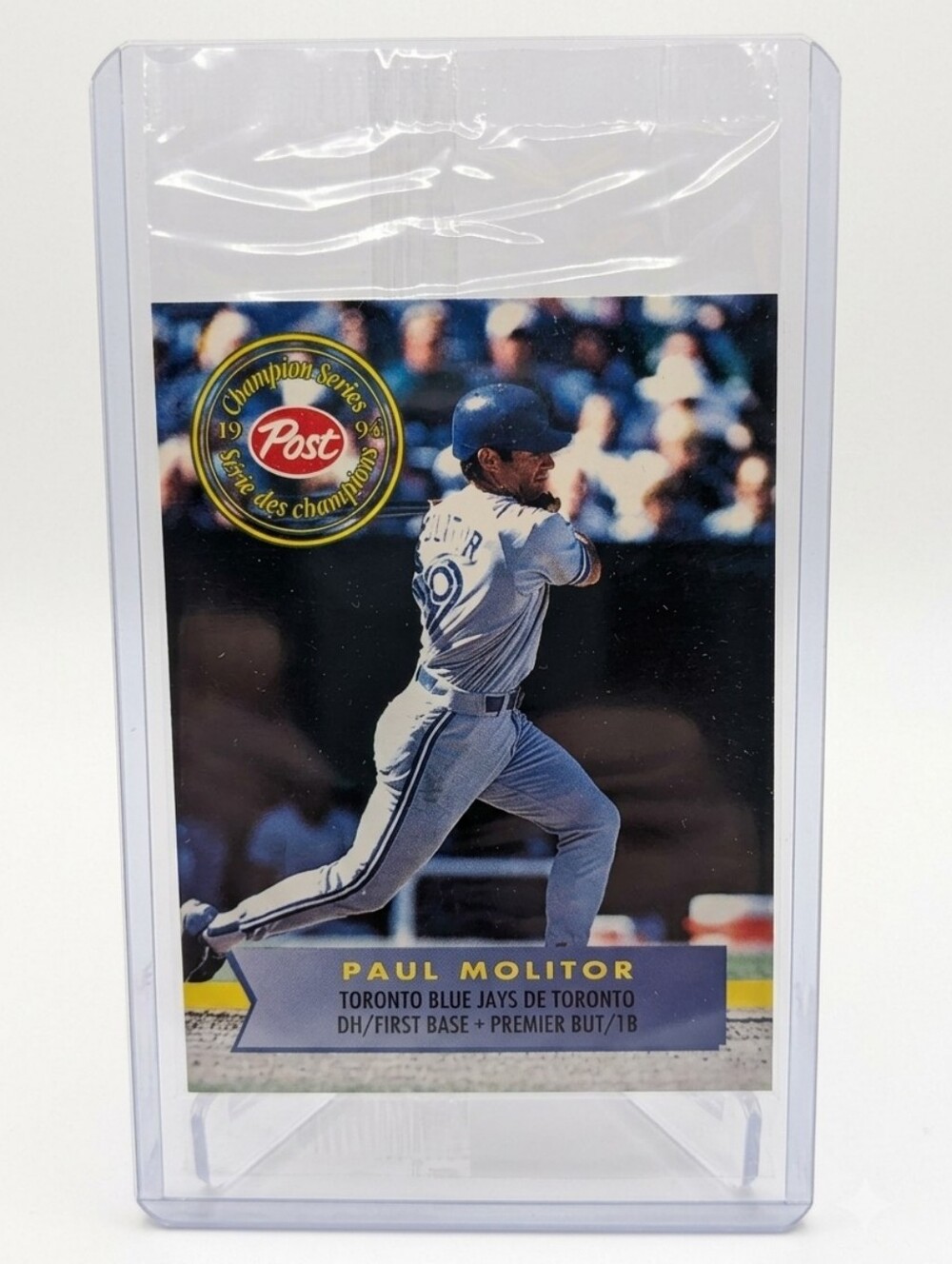 1994 ⚾  (Post Cereal) Paul Molitor Baseball Card "Post Champion Series" (SEALED)